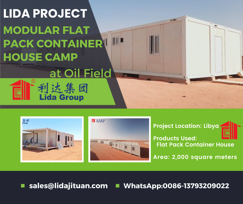 Lida-Libya44 sets flat pack container house